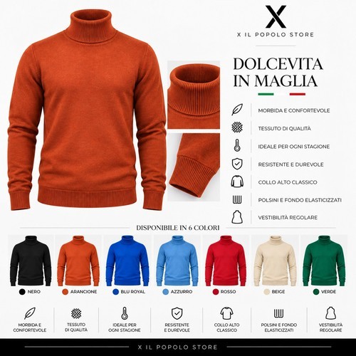 Dolcevita uomo misto cashmere - misto,