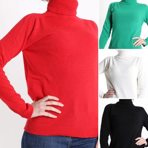 Maglione dolcevita misto - maglione, in