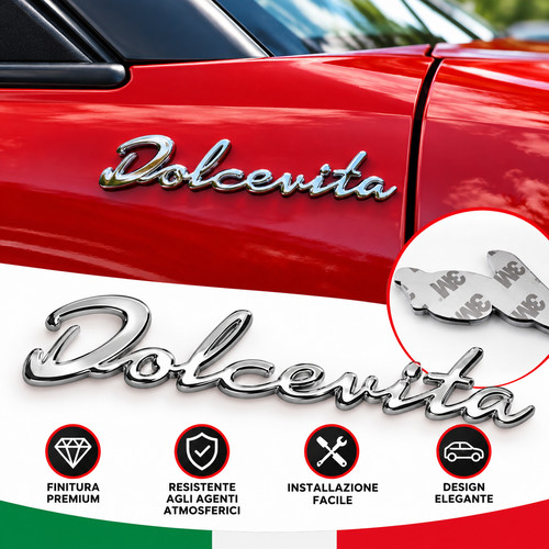 Fiat 500 dolcevita emblema - 500,