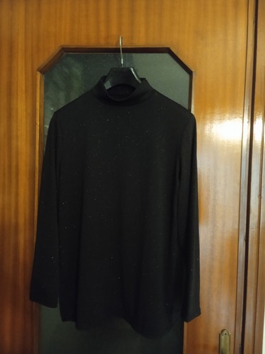 Dolcevita nero lurex - , con